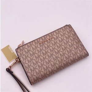 Michael Kors rose/gold phone holder wallet